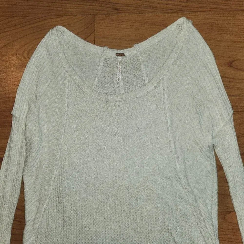 FREE PEOPLE VENTURA Raglan Thermal Top || EUC || sz  XS